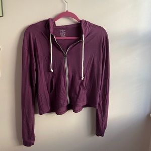 SO Purple Zip Up Hoodie